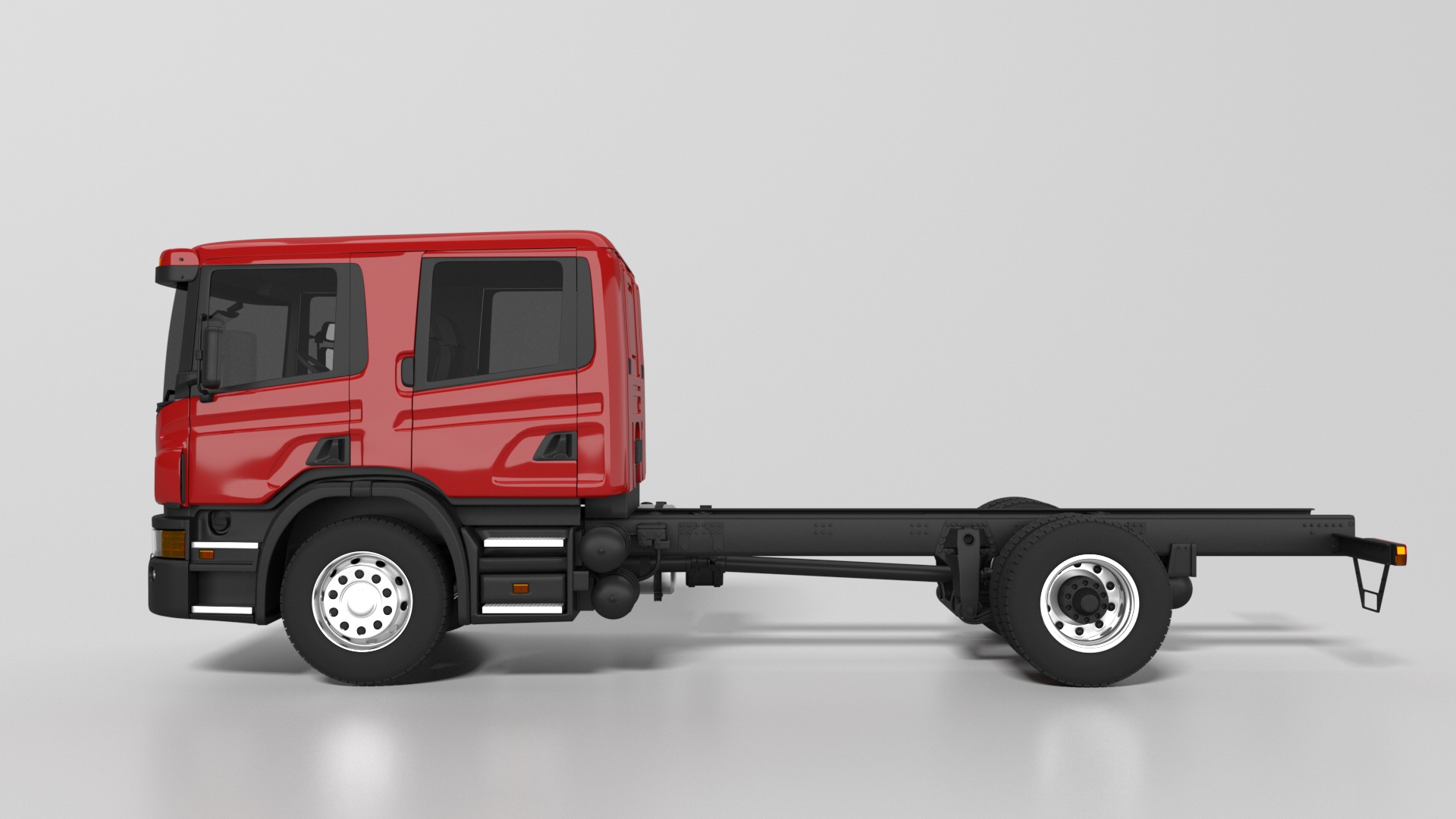 Scania P310 Crew Cab Chassis Truck by ap_89 3DOcean